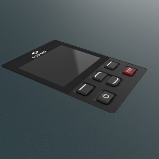 Control panel for thruster, S-Link™, single lever, color LCD touch, DNV